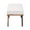 Baxton Studio Orella Japandi Cream Boucle Fabric and Walnut Brown Finished Wood Bench 233-13320-ZORO - alternate 3